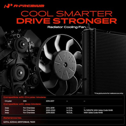 A-Premium Engine Radiator Cooling Fan Assembly