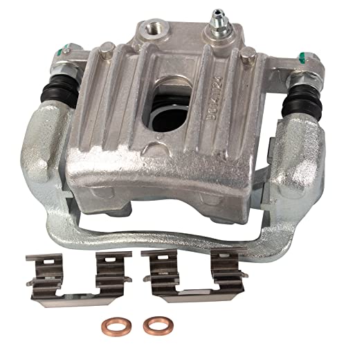 TRQ Rear Brake Caliper Set Zinc Coated Brackets - color: Replacement, size: CLA32304