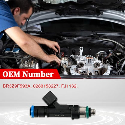FJ1132 Fuel Injector Replace#BR3Z9F593A, 0280158227-8PCS - size: FJ1132(8PC)