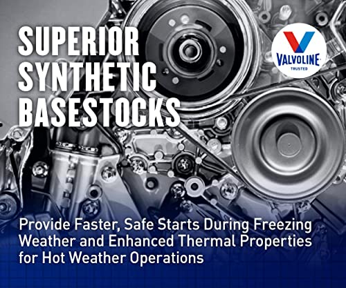 Valvoline Premium Blue Extreme SAE 5W-40 Full Synthetic Diesel Engine Oil 1 GA, Case of 3 - size: 1 GA, Case of 3, style: Synthetic