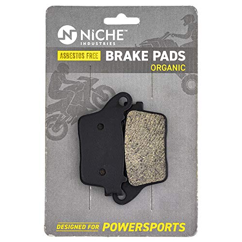 NICHE Front Rear Brake Pad Set for Suzuki 69100-47820 Organic - size: Organic