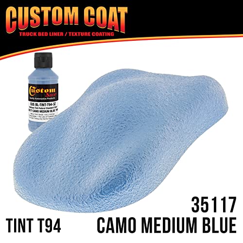 Custom Coat Camo Medium Blue Spray-On Urethane Truck Bed Liner Kit, 1 Quart