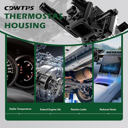CDWTPS 902-033 Engine Coolant Thermostat Housing Assembly fit for CHEVROLET - size: 902-033
