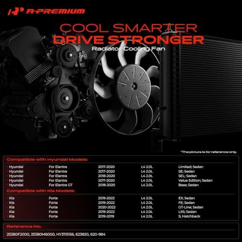 A-Premium Engine Radiator Cooling Fan Assembly