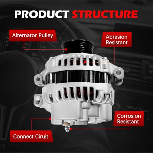 13966 New Alternator Fit for 2002-2006 Honda CR-V L4 2.4L - size: 13966