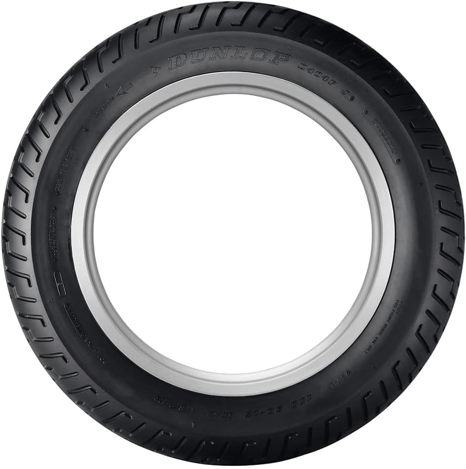 Dunlop D404 Front Motorcycle Tire 120/90-17 Tube Type (64S) Black Wall - Fits: Honda Shadow 750 ACE VT750C 1997-2005