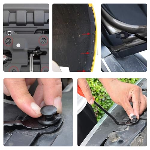 ANTS PART 330Pcs Car Bumper Clips Plastic Rivet Fasteners Push Retainer Kit