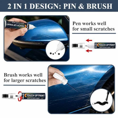 Atomic Silver(1J7) Touch Up Paint Pen for Lexus Scratch Repair - color: Atomic Silver (1J7)