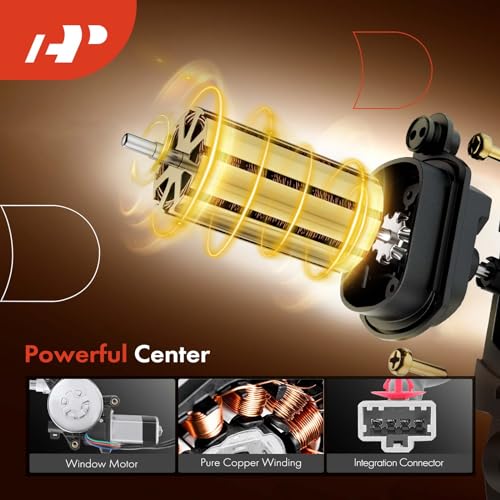 A-Premium Front Driver Side Power Window Regulator with Motor Assembly - style: Front Driver