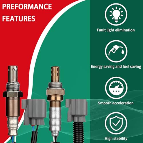 234-9040 234-4797 O2 Sensor Upstream Downstream 2PCS for Honda - size: (2 PCS) 234-9040 234-4797