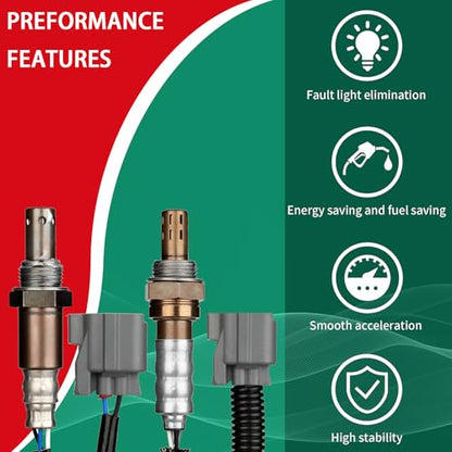 234-9040 234-4797 O2 Sensor Upstream Downstream 2PCS for Honda - size: (2 PCS) 234-9040 234-4797