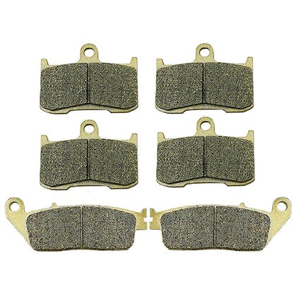 Front Rear Semi-Metal Brake Pads Compatible with Indian Chieftan Chief Classic Vintage Dark Horse Roadmaster 2014 2015 2016 2017 High Performance, Heat Resistant FA347F FA347F FA196R