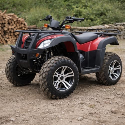 10 Inch ATV Wheel Rim, Aluminum Alloy, High Strength, Universal for Go Karts, Carts, Off Road Vehicles - size: Rear Wheel