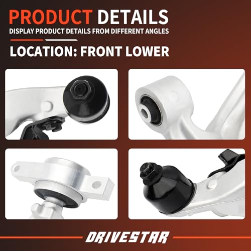 Front Lower Control Arm 2008-2010 for Infiniti EX35, 2013 EX37, 2008-13 G37 - size: CAK1357