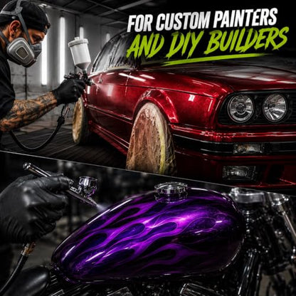 LiME LiNE Automotive Basecoat + Reducer Combo Kit - Mix 1:1 - Makes 1 Quart Sprayable - Clearcoat Required (Intercoat Clear + Reducer) - color: Intercoat Clear