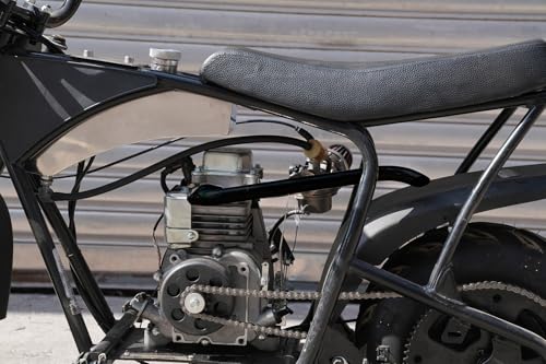 JMCHstore Mini Bike Header Pipe for Coleman B100 Mega moto MM80 Black - color: Black