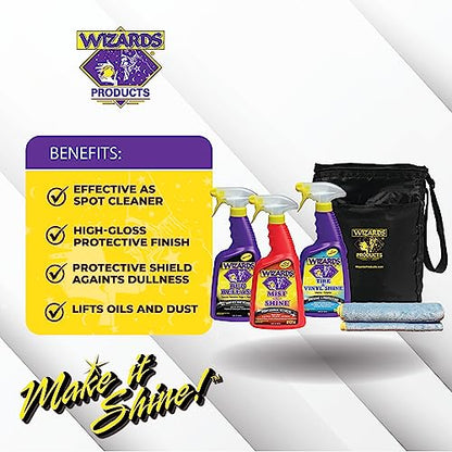 Wizards Automotive Quick Kit - 5-Piece Car & Motorcycle Detail Set - color: Quick Kit (5 pc)