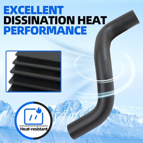 MITZONE Upper and Lower Radiator Hoses Set Compatible with 1996-2002 Toyota 4Runner 1995-2004 Tacoma 3.4L V6 16571-62070 16572-62090