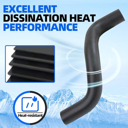 MITZONE Upper and Lower Radiator Hoses Set Compatible with 1996-2002 Toyota 4Runner 1995-2004 Tacoma 3.4L V6 16571-62070 16572-62090