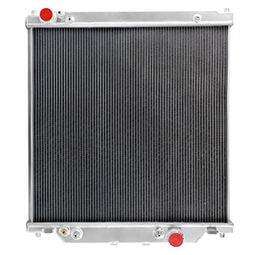 Radiator for 2003-2007 Ford Excursion F250 F350 F450 F550 Super Duty Pickup Truck 5.4L 6.0L V8 6.8L V10 Gas, 1 Row Full Aluminium Radiator + 2 x 14 Inch Fans + Shroud + Thermostat Relay Kit - size: 1-Row Radiator Fan Relay Kit