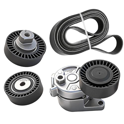 Serpentine Belt Kit With Tensioner And Idler Pulley For BMW 323Ci 325i 328i - size: BMW 3-Series, 5-Series, M3, X5, Z3/4(1991-2008)