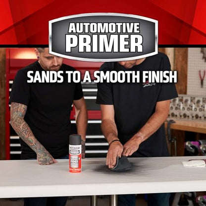 Rust-Oleum 249415 Automotive Sandable Primer Spray, 12 oz, Gray - color: Gray, size: 12 Ounce (Pack of 1)