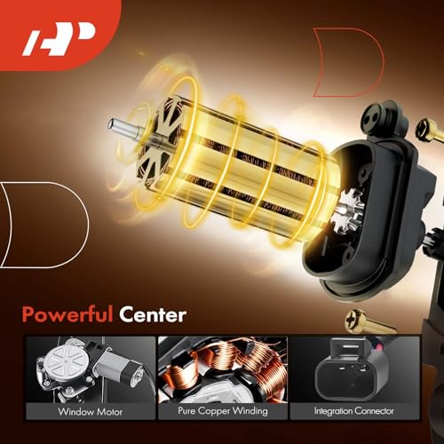 A-Premium Front Passenger Side Power Window Regulator with Motor (2-Pin) - style: Front Passenger