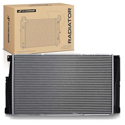 A-Premium Engine Coolant Radiator Assembly Compatible with BMW