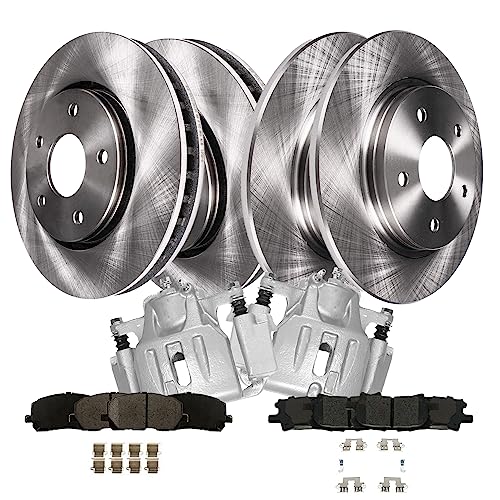 Detroit Axle - 10pc Brake Kit for 2004-2007 Toyota Highlander - size: 10BPR47539/kit