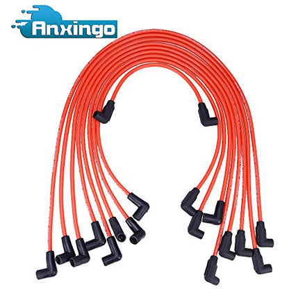10.5 MM High Performance Spark Plug Wire Set for HEI SBC BBC 350 383 454 Electronic (9Pcs)