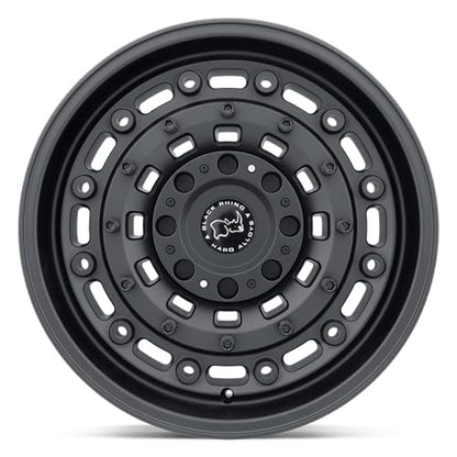 Black Rhino Hard Alloys ARSENAL 16X8 6X5.5 4.11-10mm TEXTURED MATTE BLACK - 1680ARS-06140M12 - color: TEXTURED MATTE BLACK, size: 16X8, 6X5.5, 4.11, -10mm