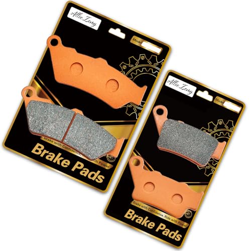 High-Performance Motorcycle Brake Pads - Carbon Fiber Compatible with Indian Scout Sixty 2017-2023 Scout Bobber 2018-2023 Scout Bobber Twenty 2019-2023 Scout 1200 2017-2023 FA209F FA208R