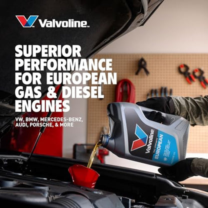 Valvoline European Vehicle Full Synthetic SAE 5W-40 Motor Oil 5 QT - size: 5 QT, style: European Vehicle