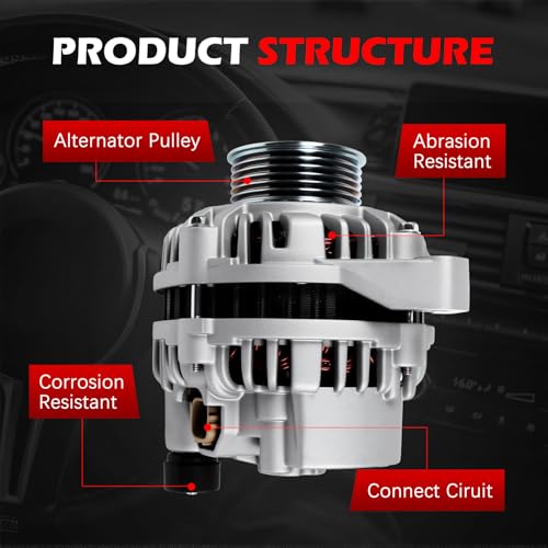New 13893 Alternator for Civic 1.7L 2001-2005/EL 2001-2005 1.7L - size: 13893