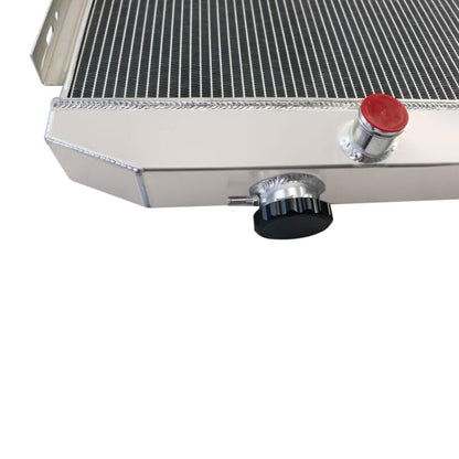 4 Row Aluminum Radiator for 1955 1956 1957 Chevrolet Bel Air Nomad L6 4.6L, Full Performance Aluminium Radiators, Automotive Replacement Radiator