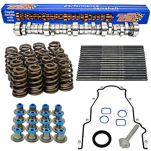 Sloppy Mechanics Stage 3 Camshaft Choose your kit! 4.8 5.3 5.7 6.0 6.2 LS LS1 LS2 LQ4 LQ9 Elgin 1841-P (Camshaft, Springs, Seals, Gaskets & Pushrods) - size: Camshaft, Springs, Seals, Gaskets and Pushrods
