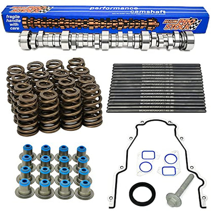 Sloppy Mechanics Stage 1.5 Camshaft Install Kit for Gen III/IV LS 4.8L 5.3L LS1 Vortec Trucks (Includes Cam Kit, Gaskets, Lifters & Trays)