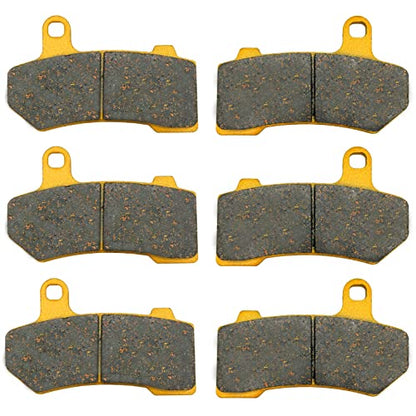 Traild Ceramic Brake Pads for Harley-Davidson Touring 2008-2026 Full Set