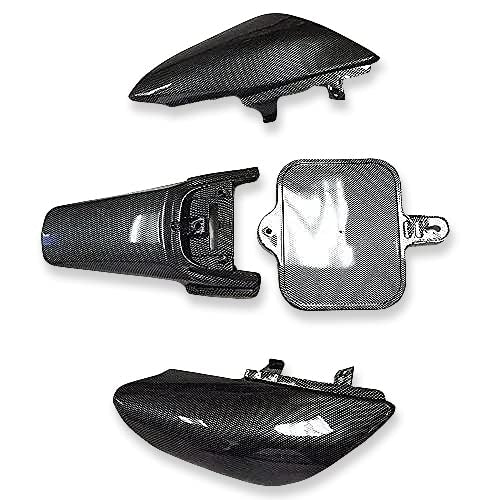 XFY-CN Group Motorctcly Carbon Fiber Plastic Fender Kit Body Work Fairing Kit Compatible with CRF XR XR50 CRF50 Clone 125CC Pit Dirt Bike