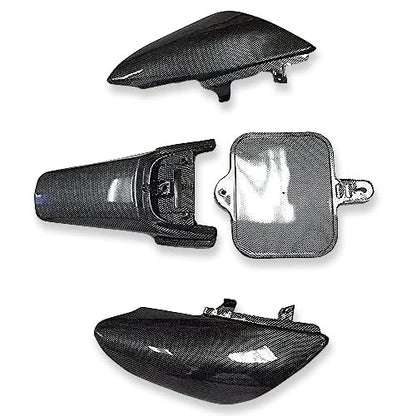 XFY-CN Group Motorctcly Carbon Fiber Plastic Fender Kit Body Work Fairing Kit Compatible with CRF XR XR50 CRF50 Clone 125CC Pit Dirt Bike