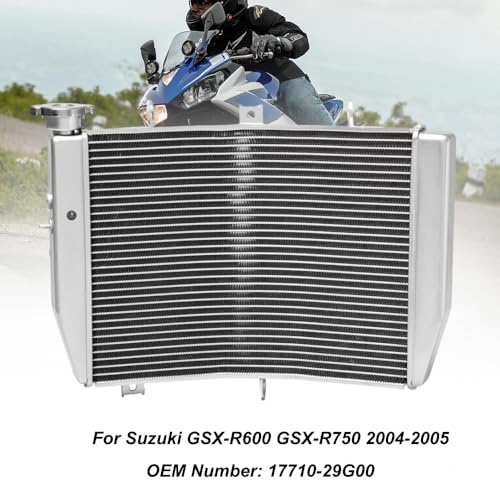 Aluminum Radiator Cooler fit for Suzuki GSX-R600 750 2004 2005