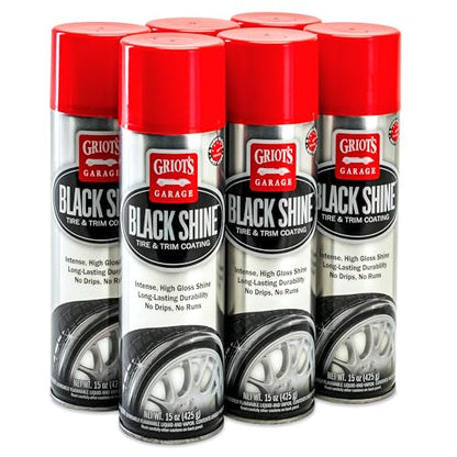 Griot's Garage Black Shine Tire and Trim Coating 15 oz, 6 pk - size: 15 Ounce (Pack of 6)