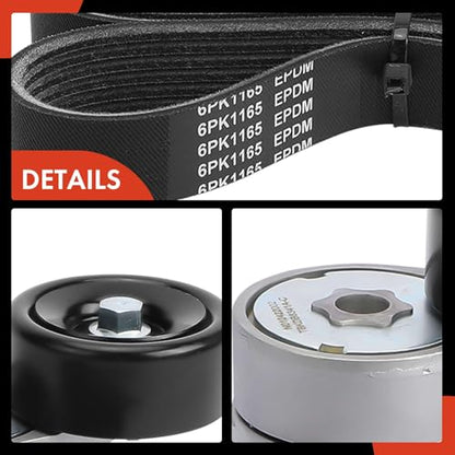 A-Premium Engine Serpentine Belt Drive Kit with Tensioner
