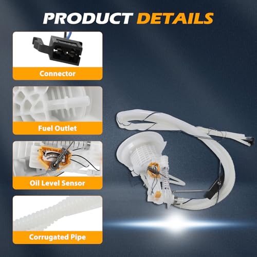E7264A Fuel Pump Module Assembly Suitable for 2005-2014 Chrysler300 2006-2014 Charger 2009-2014 Challenger 2005-2008 Magnum V6 3.5L/3.6L/5.7L/6.1L/6.4L OE SP7050M, 5136023AC - size: E7264A-size: 20cm