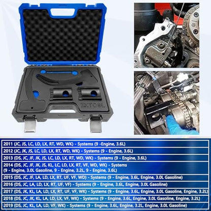 ZKTOOL 3.6 Pentastar Timing Tool Kit 10200A 10202 10369 - color: Black box