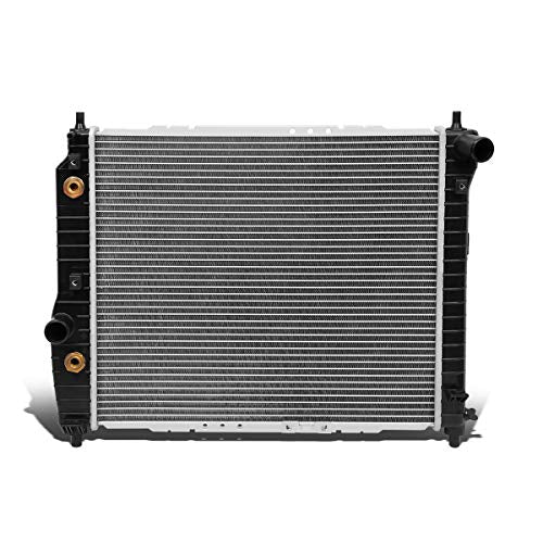 DNA Motoring OE Style 1-Row Radiator, 18” Aluminum Core Engine Coolant Assembly W/O TOC EOC, Compatible with 04-08 Chevy Aveo, Pontiac G3, Suzuki Swift, CU2774 42438331, OEM-RA-2774