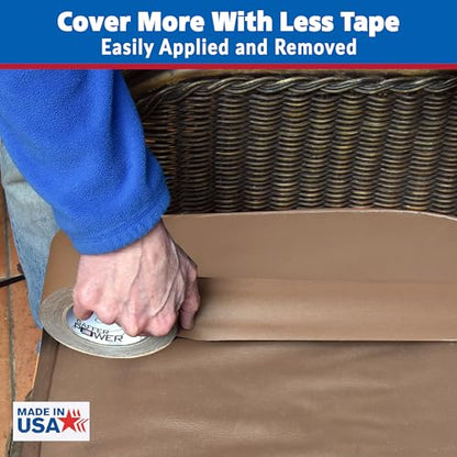 Gaffer Power Tan Gaffer Tape 3 Inch x 30 Yards, Pro Grade, Made in USA - color: Tan, size: 3 in x 1080 in