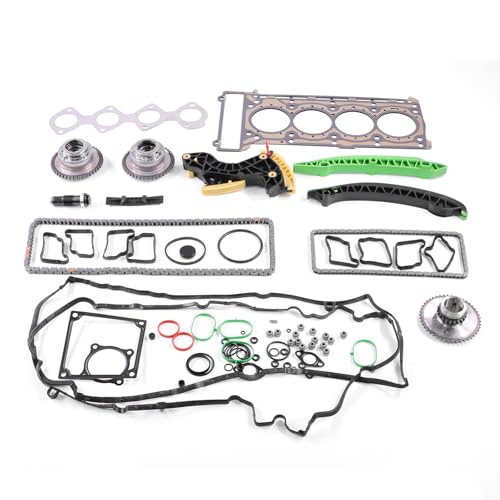 Timing Chain Kit, 1.8L Fit for C250 Base Sedan 2012 for Luxury Sedan Base Coupe 2012-2013, 2.5L for C250 4Matic Sedan 2012, 1.8L/3.5L for C250 Sport Sedan 2013 Auto Time Part Sets - color: 12-14 1.8L 2.5L 3.5L Gasket VVT, size: SLK250/C250