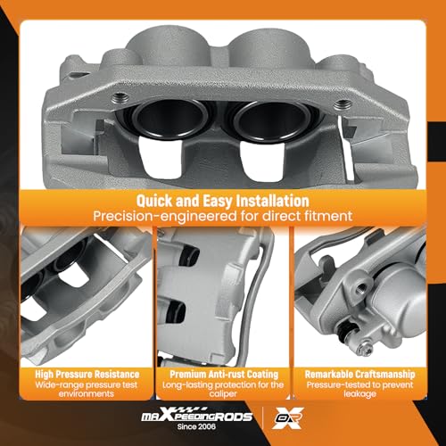 maXpeedingrods for 18-B5055 18-B5054 Front Disc Brake Calipers for Ram 1500 - size: 18-B5055+18-B5054