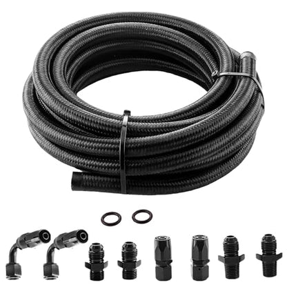 6AN Automatic Transmission Cooler Line Kit, Compatible with 4L60E 4L65E - style: Style 1
